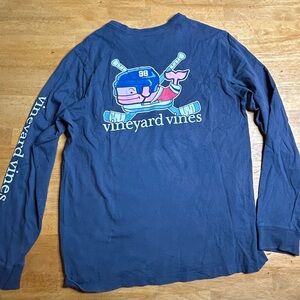 Vineyard Vines Hockey long sleeve tee shirt.